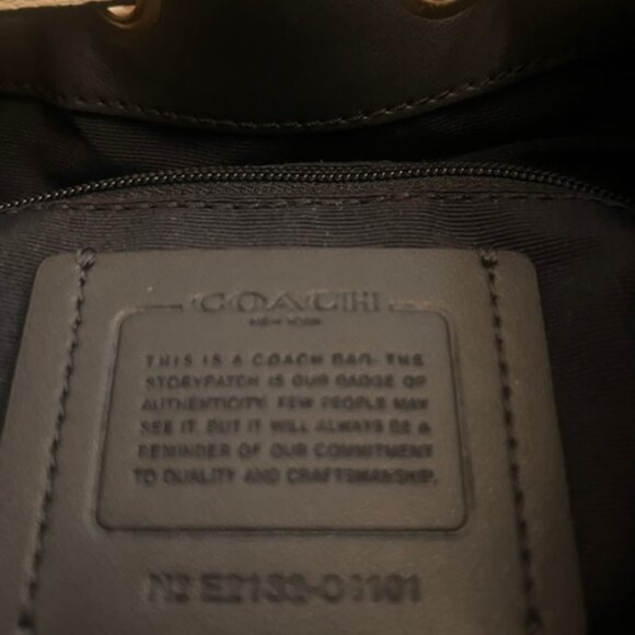 FIRM PRICE/Coach Dempsey Bucket Bag in Signature Denim/FREE SHIP - Picture 15 of 16